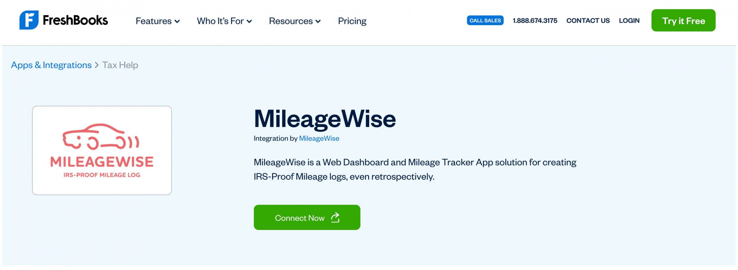 MileageWise Freshbooks