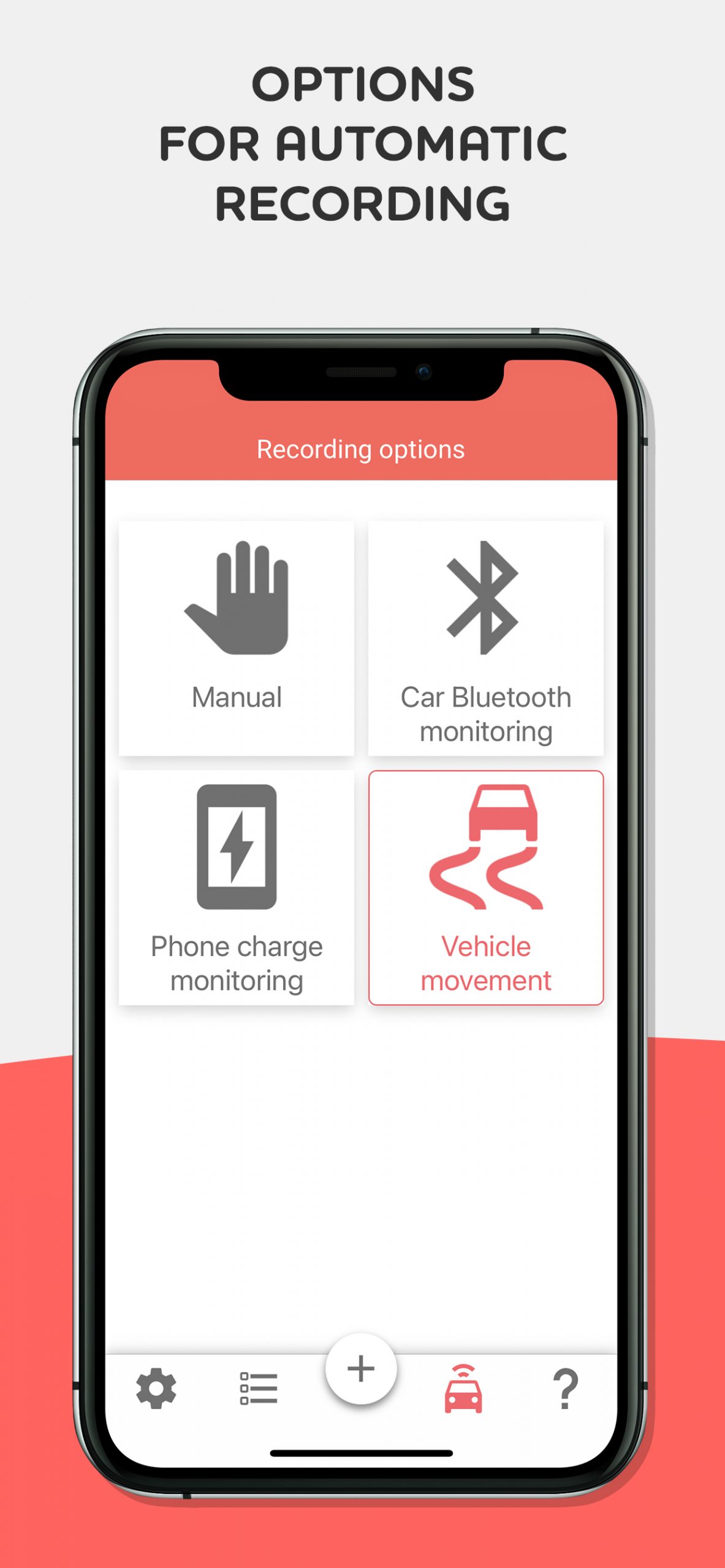 Options for Automatic Recording
