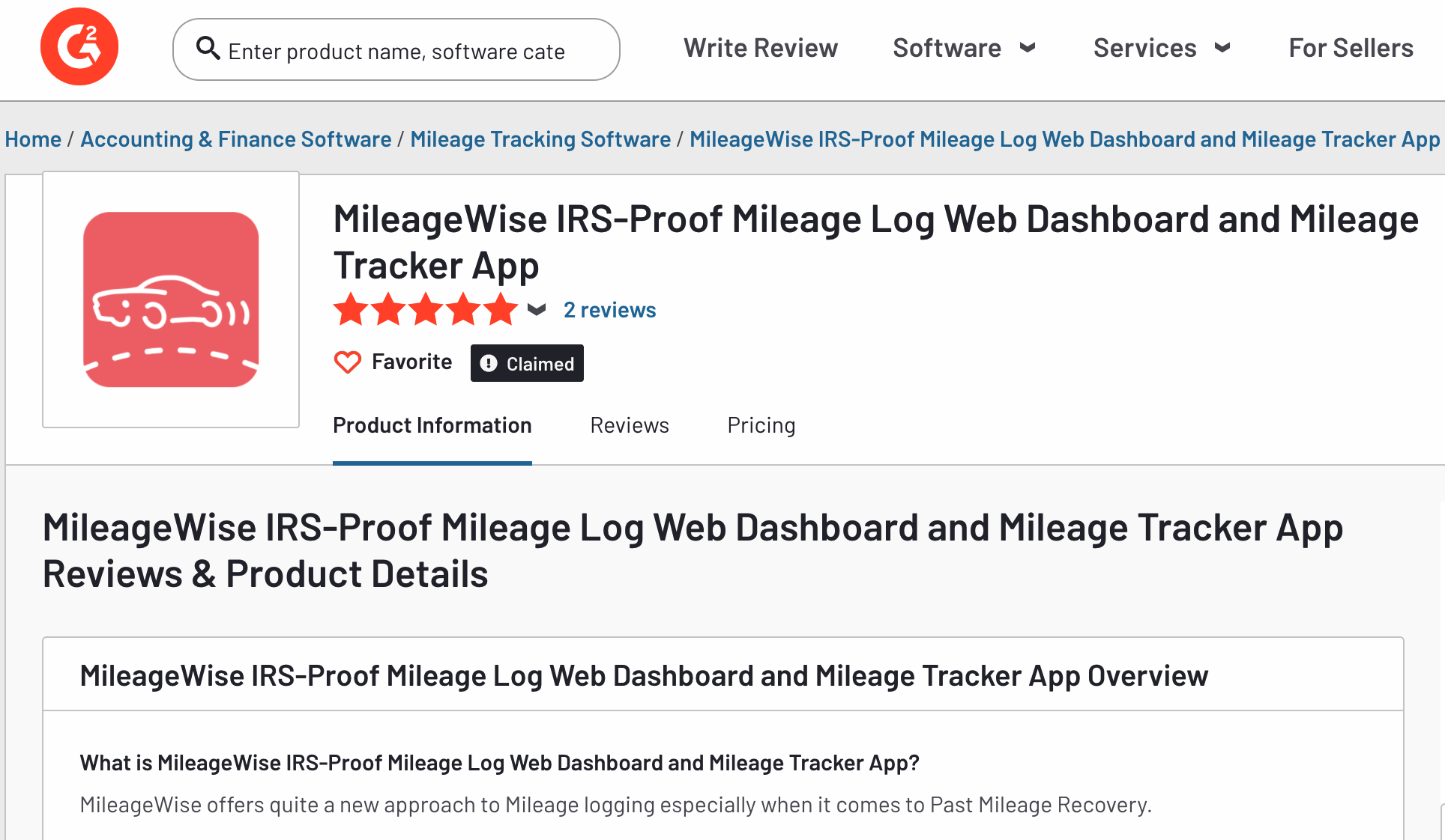 g2 mileagewise review