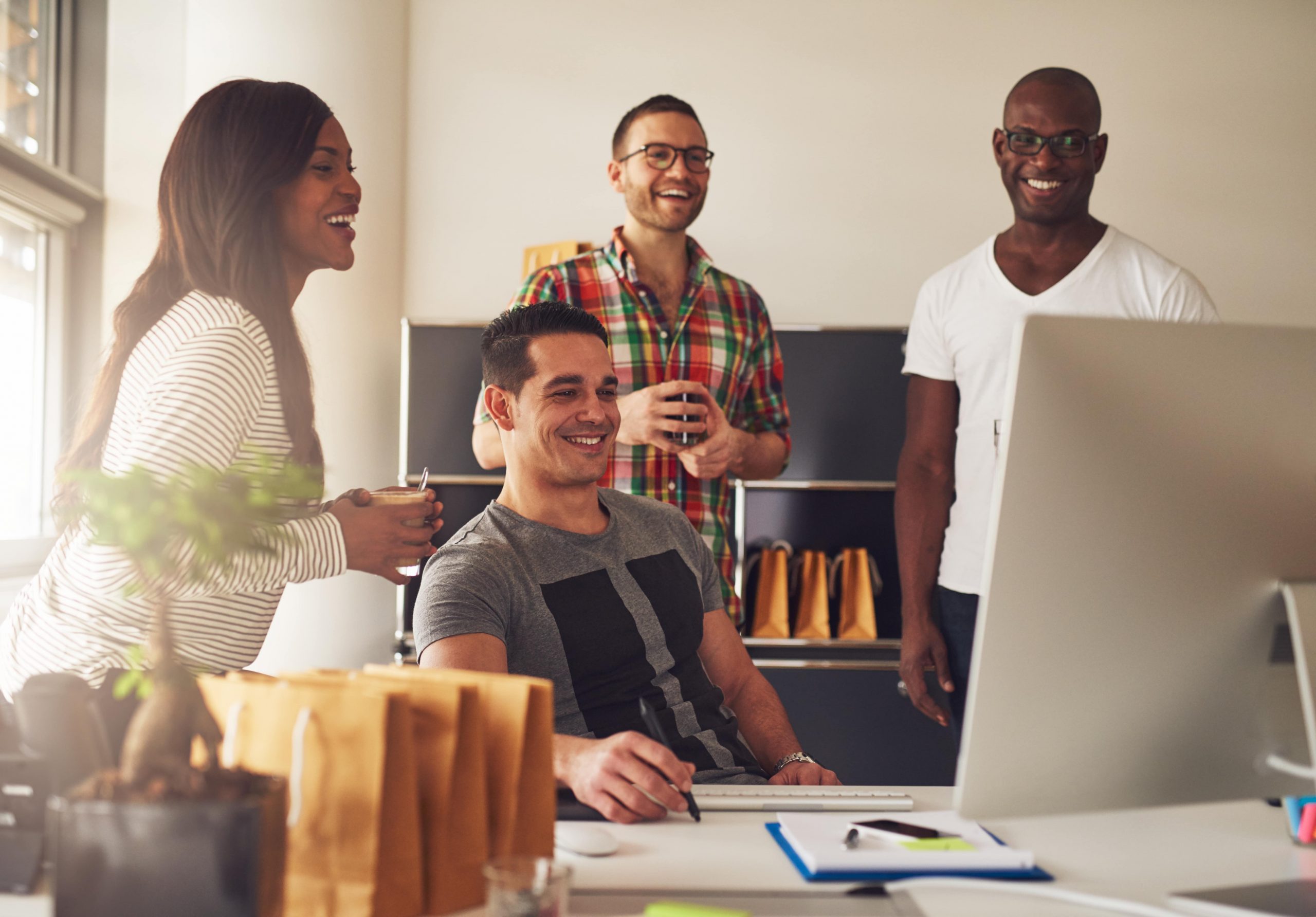 happy team fills out employee mileage log template excel sheets