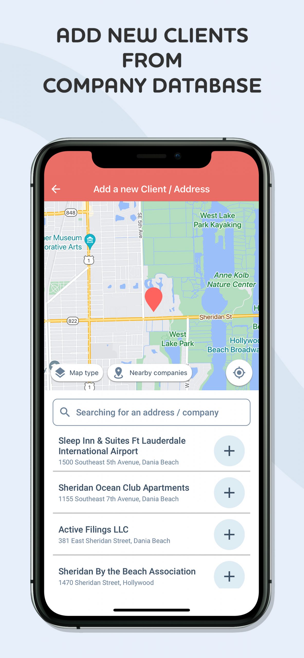 Add New Clients from Company Database
