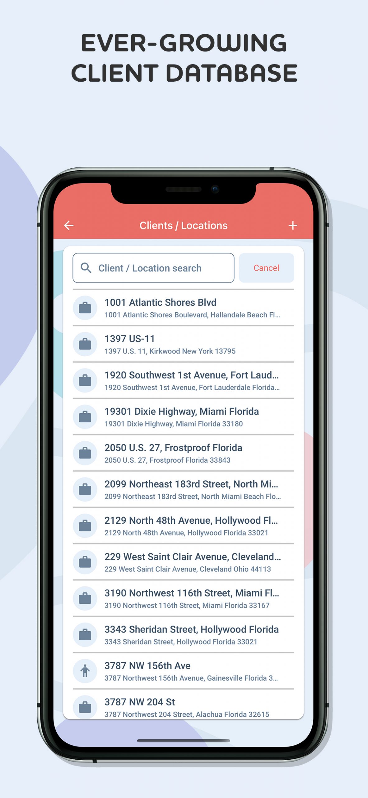 Ever-Growing Client Database