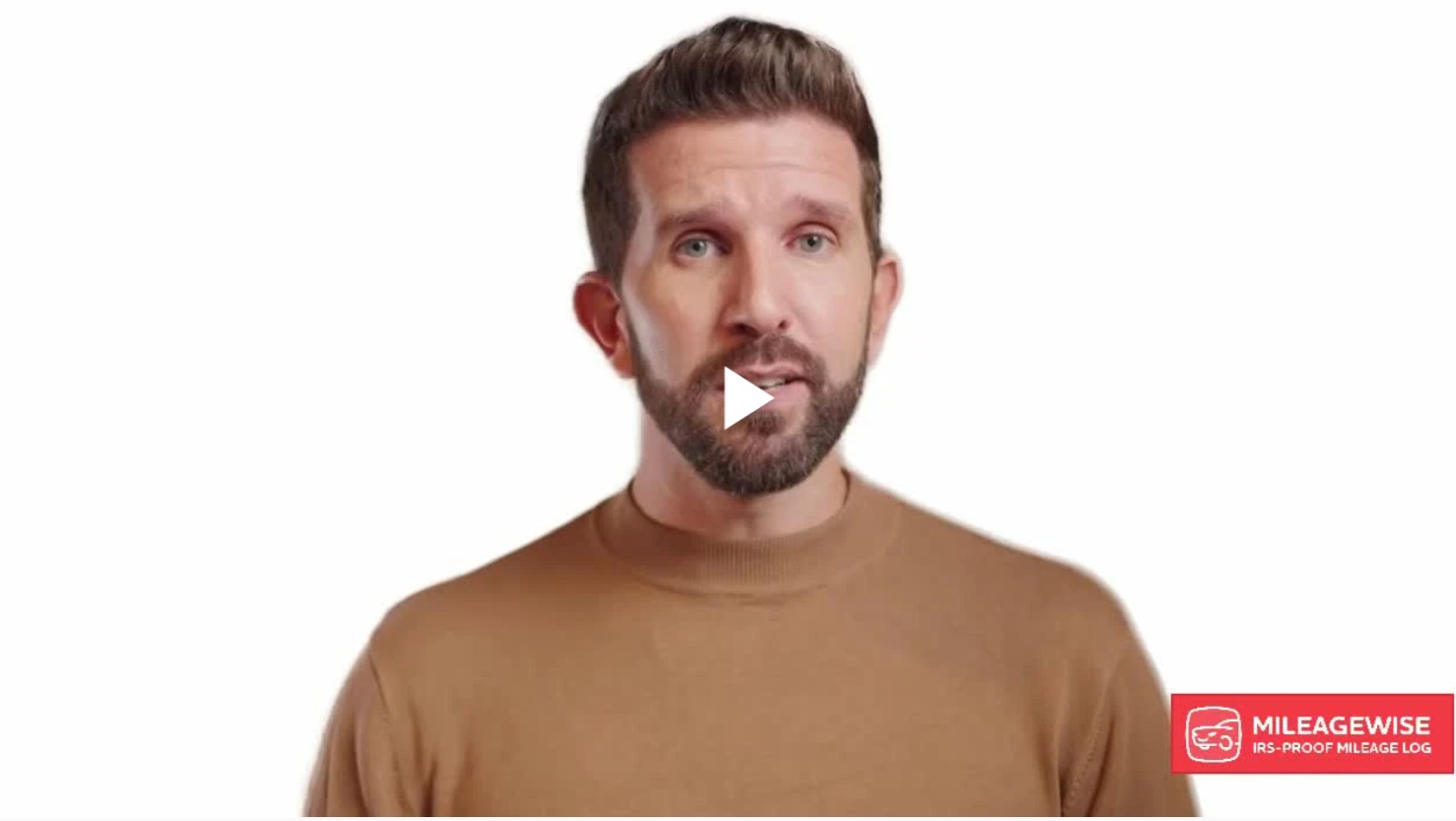 man talking about 1099 mileage deduction