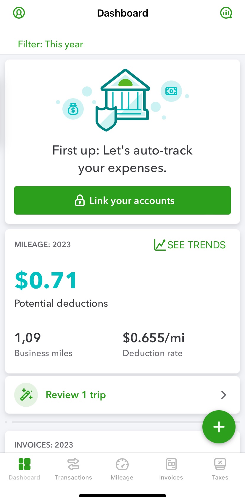 quickbooks mileage deduction