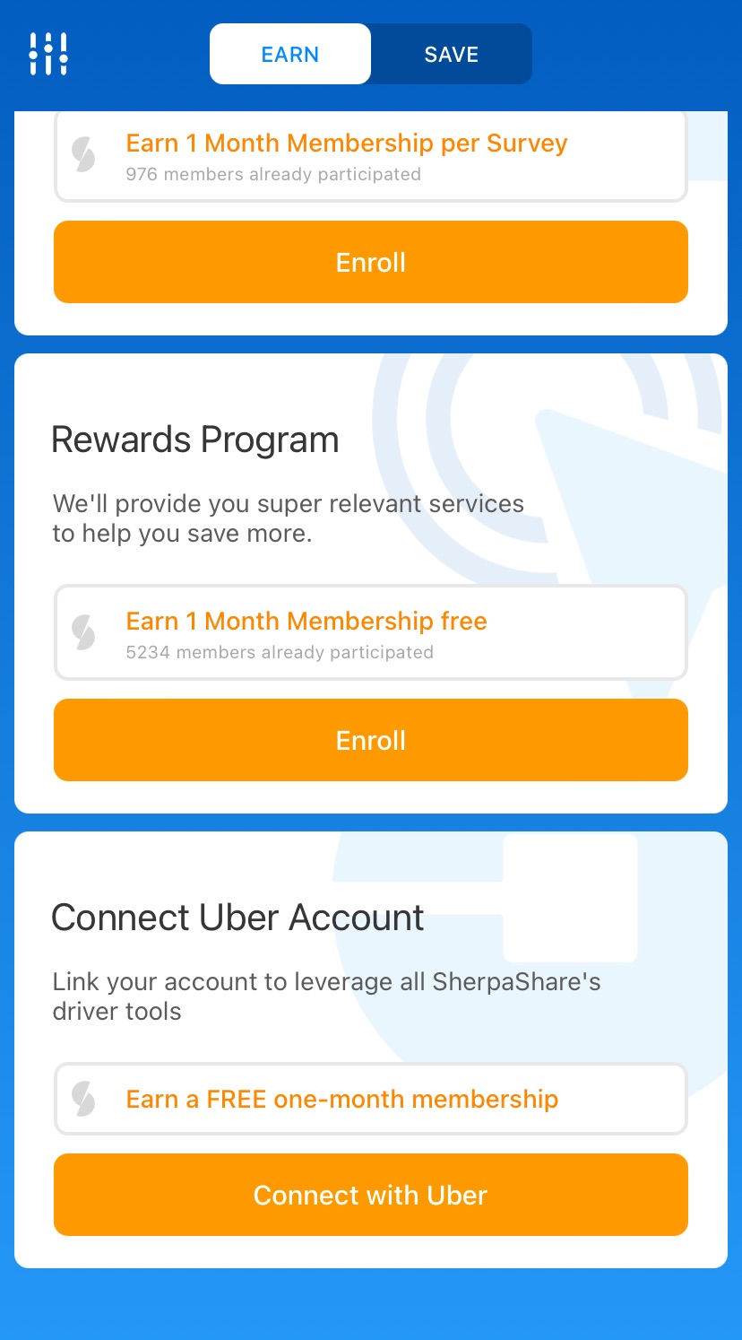 sherpashare uber integration