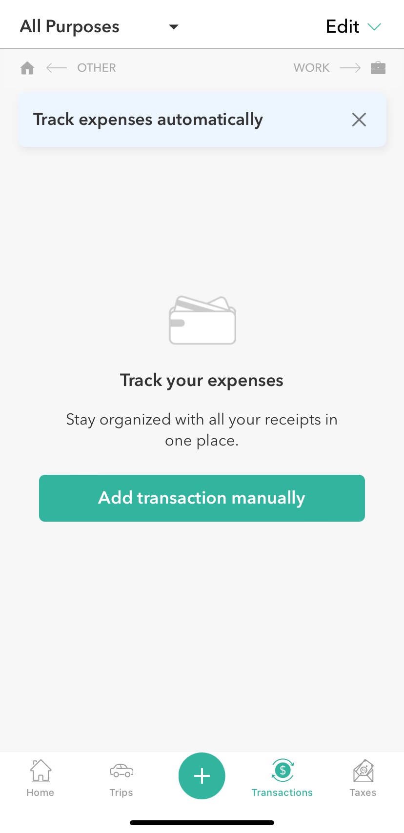 everlance app allows users to track their expenses