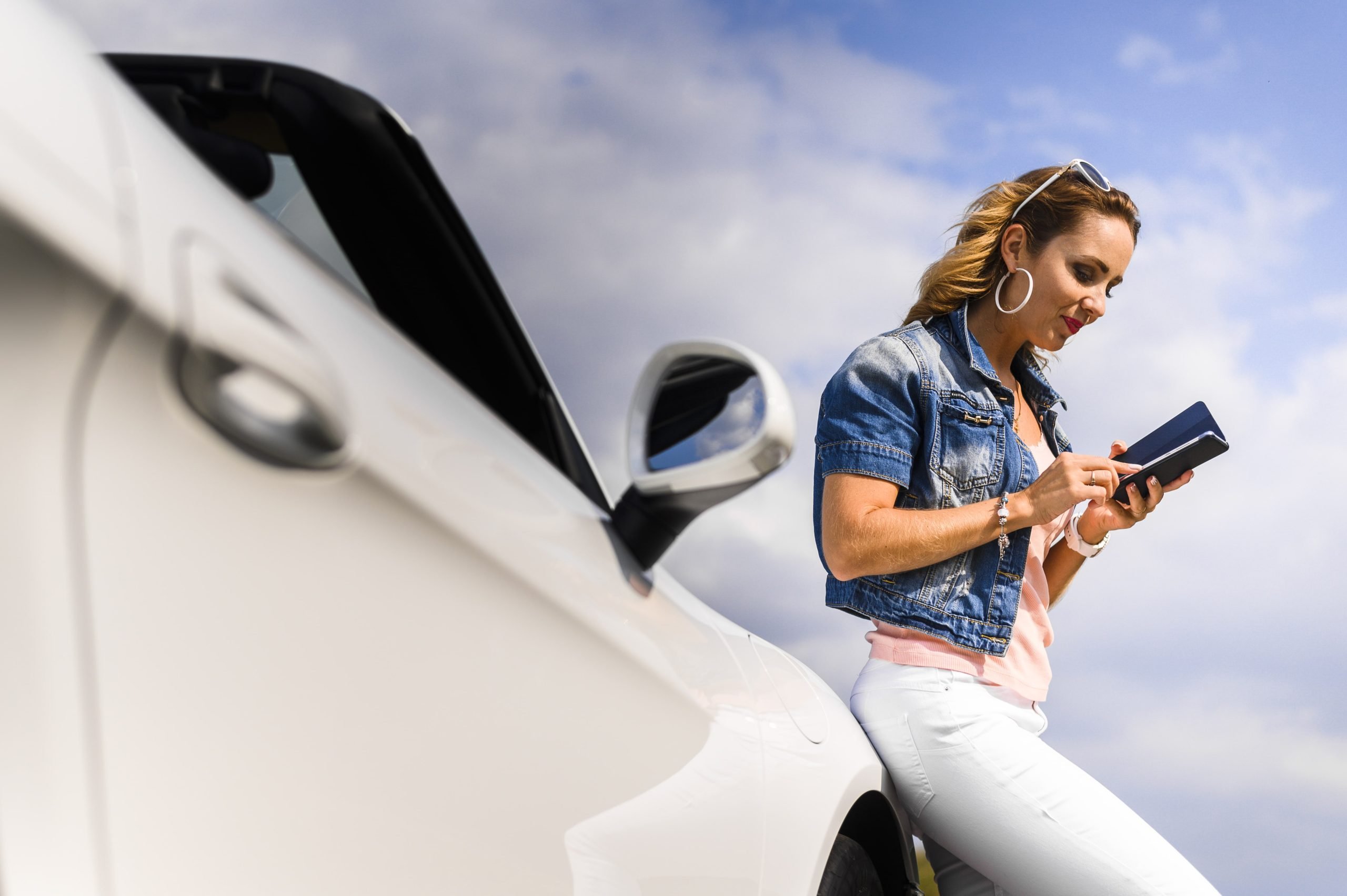 woman reading mileage rate for 2024