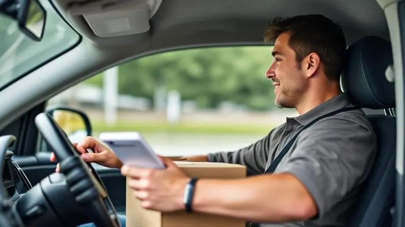 delivery driver found a way Easy Way to Track Mileage for Business