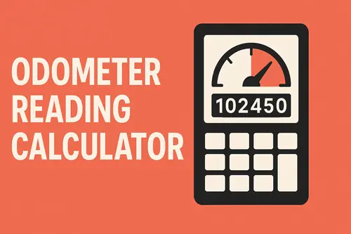Odometer reading calculator