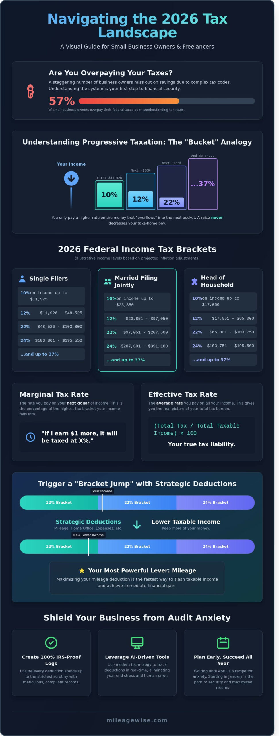 2026 Tax Brackets: The Complete Guide to Federal Income Tax Rates - Infographic