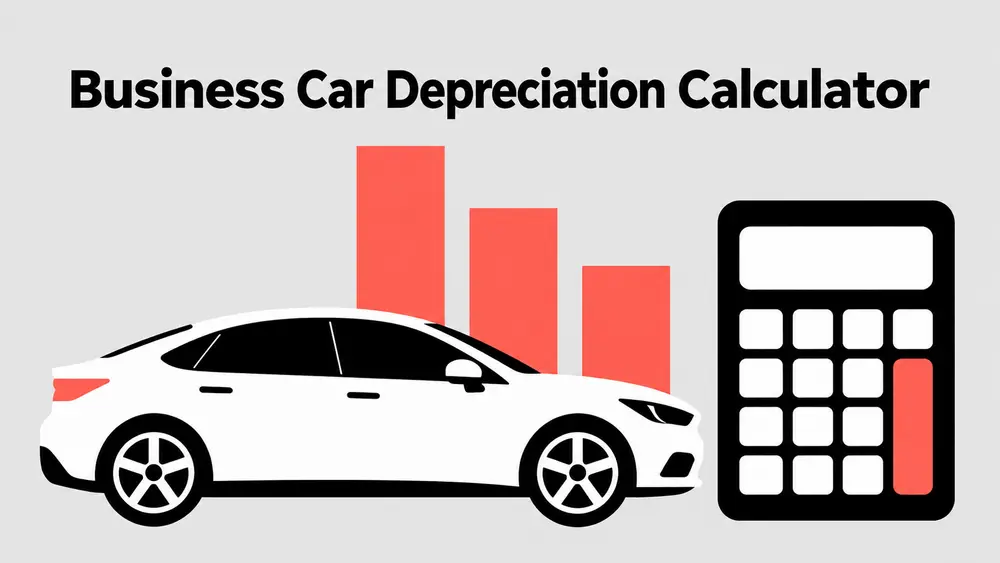 Business car depreciation calculator helps you in your vehicle expense deduction estimate.