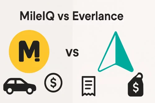Comparison of apps, MileIQ vs. Everlance