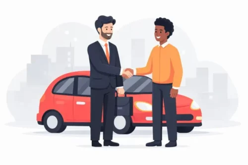 Empoler an employee making an agreement on mileage reimbursement