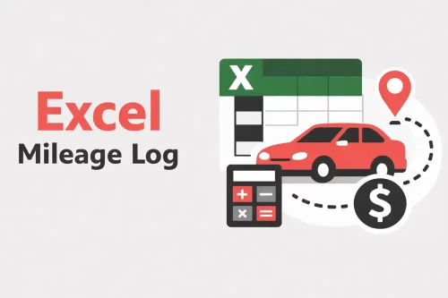 Excel mileage tracker spreadsheet to keep tabs on your business trips