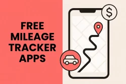 Free mileage tracker app illustration