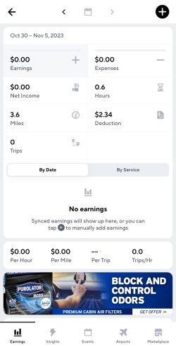 Gridwise review: deduction figure is added after trips and recordings