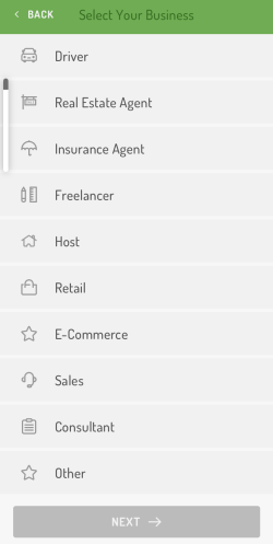 hurdlr review: the app lets you select the business profile you want to track