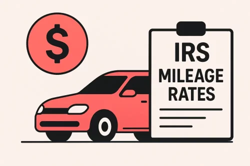 IRS mileage rate illustration
