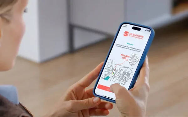 Mileage Log from Google Maps App on iPhone