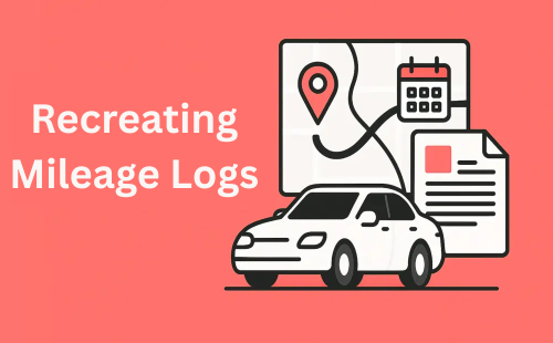 MileageWise has several tools to help you recreate your Mileage Logs