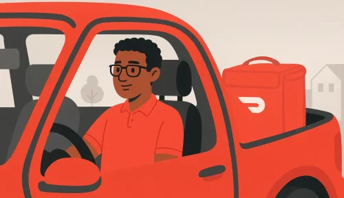 popular gig driver platforms include DoorDash