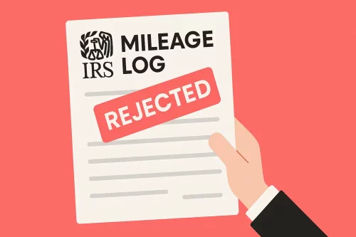 There can be many resons why the IRS did not accept your mileage log