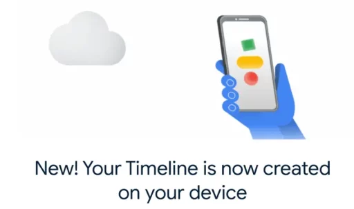 Timeline is stored on your device