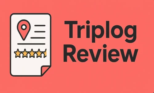 TripLog Review illustration with 4.5 stars